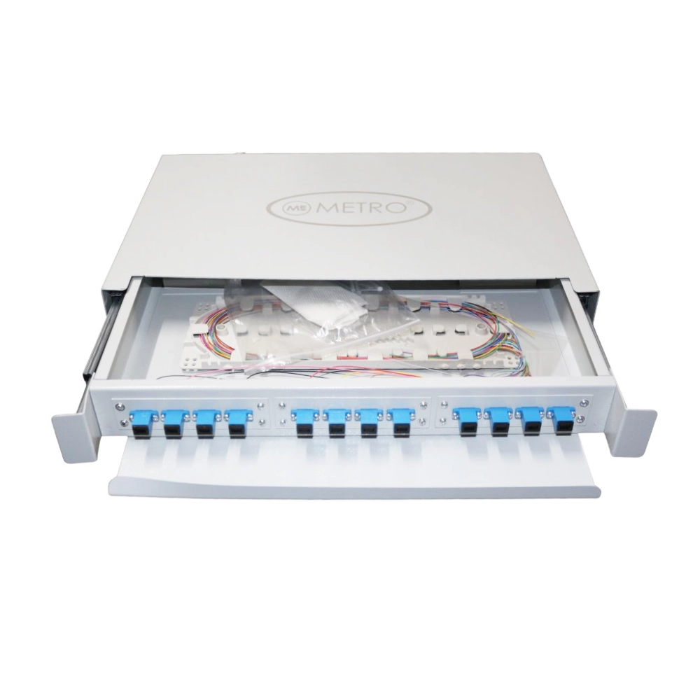 Metro Patch Panel Unit LIU Fully Loaded Rack Mounted SC/PC (12F) view 2